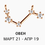 ОВЕН - Уникално Зодиакално Колие , Зодиак Бижу, Зодиакален Подарък, Зодиакално Бижу